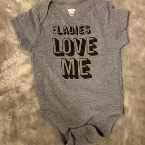 Old Navy “The ladies loves me” 3-6M Onesie